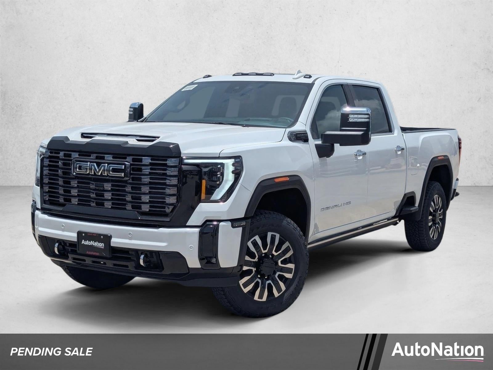 2026 GMC Sierra 2500 HD Denali Ultimate in Summit White — front three-quarter view
