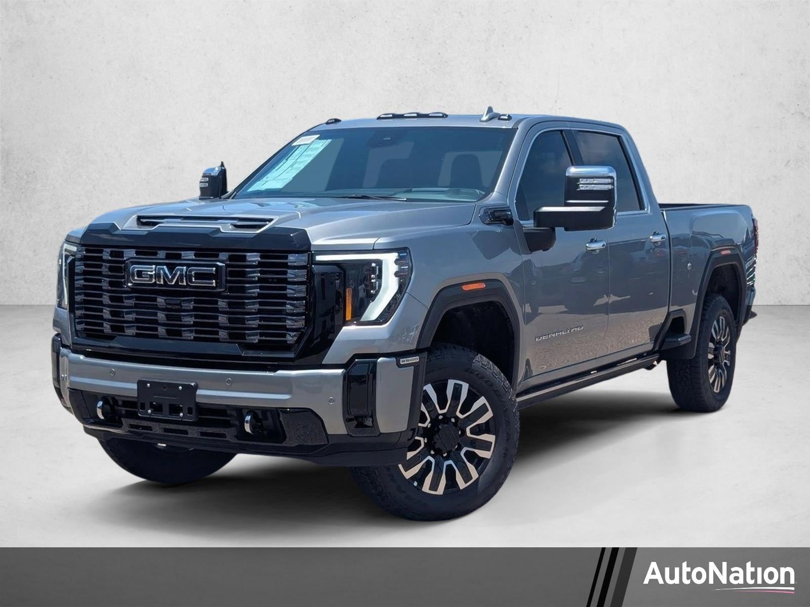 2026 GMC Sierra 2500 HD Denali Ultimate in Sterling Metallic — front three-quarter view