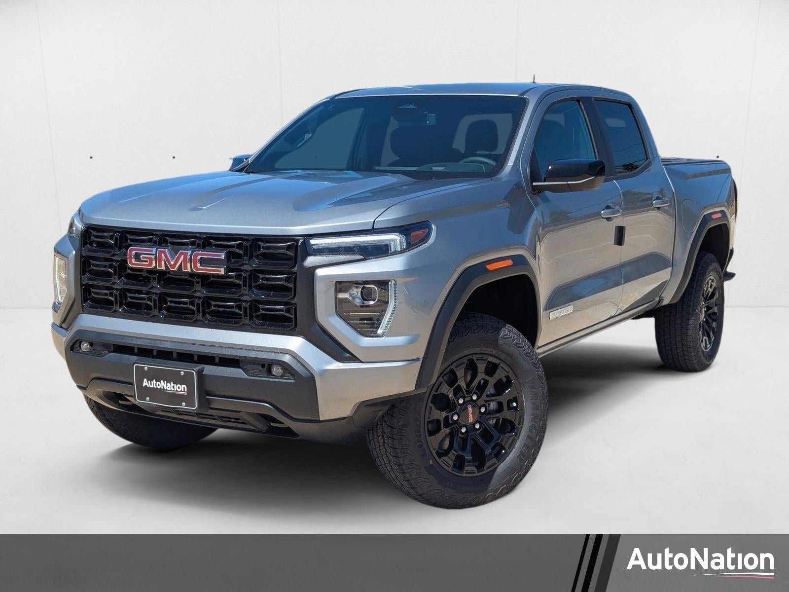 2026 GMC Canyon Elevation in Sterling Metallic — front three-quarter view