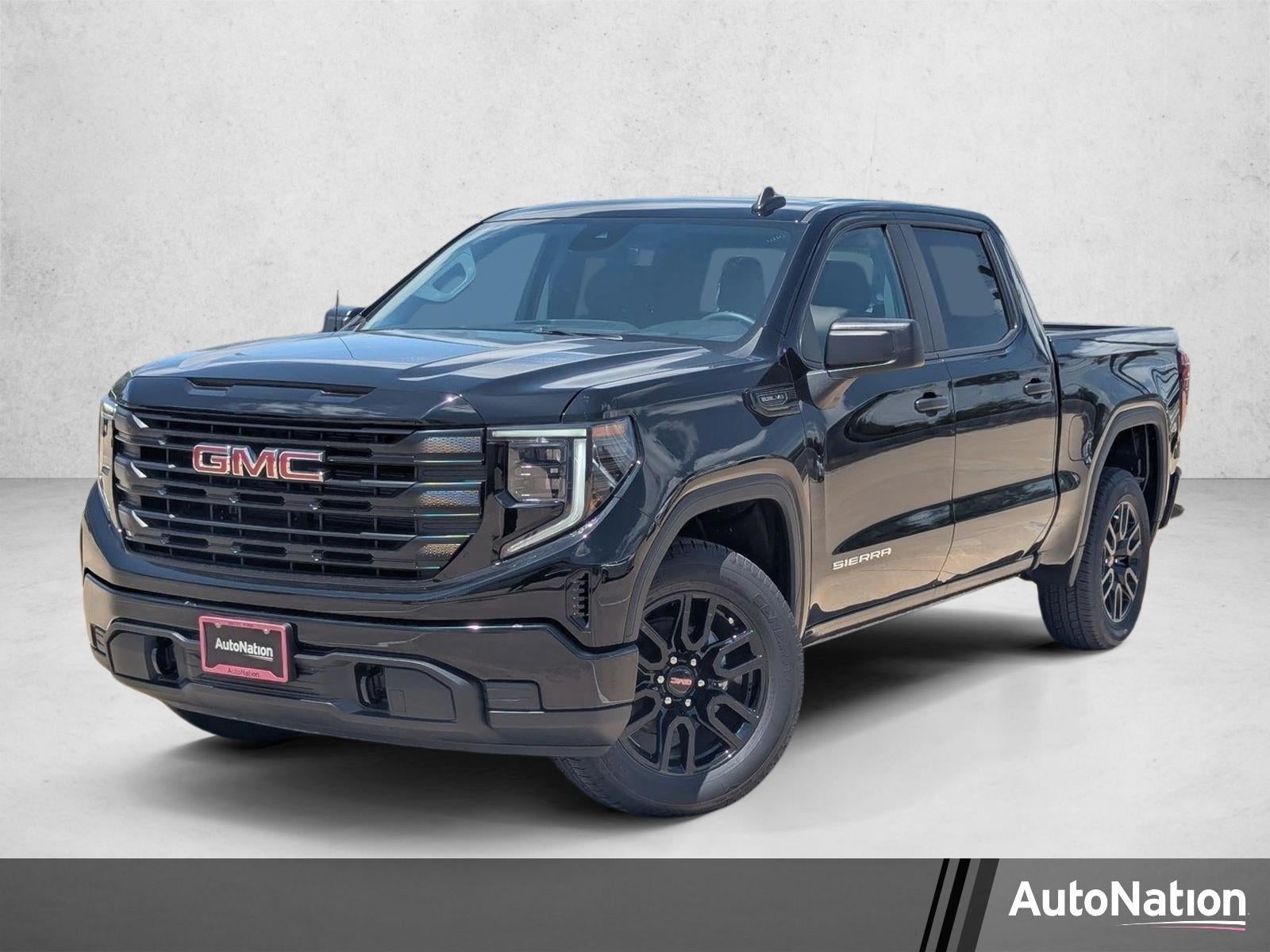 2026 GMC Sierra 1500 Pro in Onyx Black — front three-quarter view
