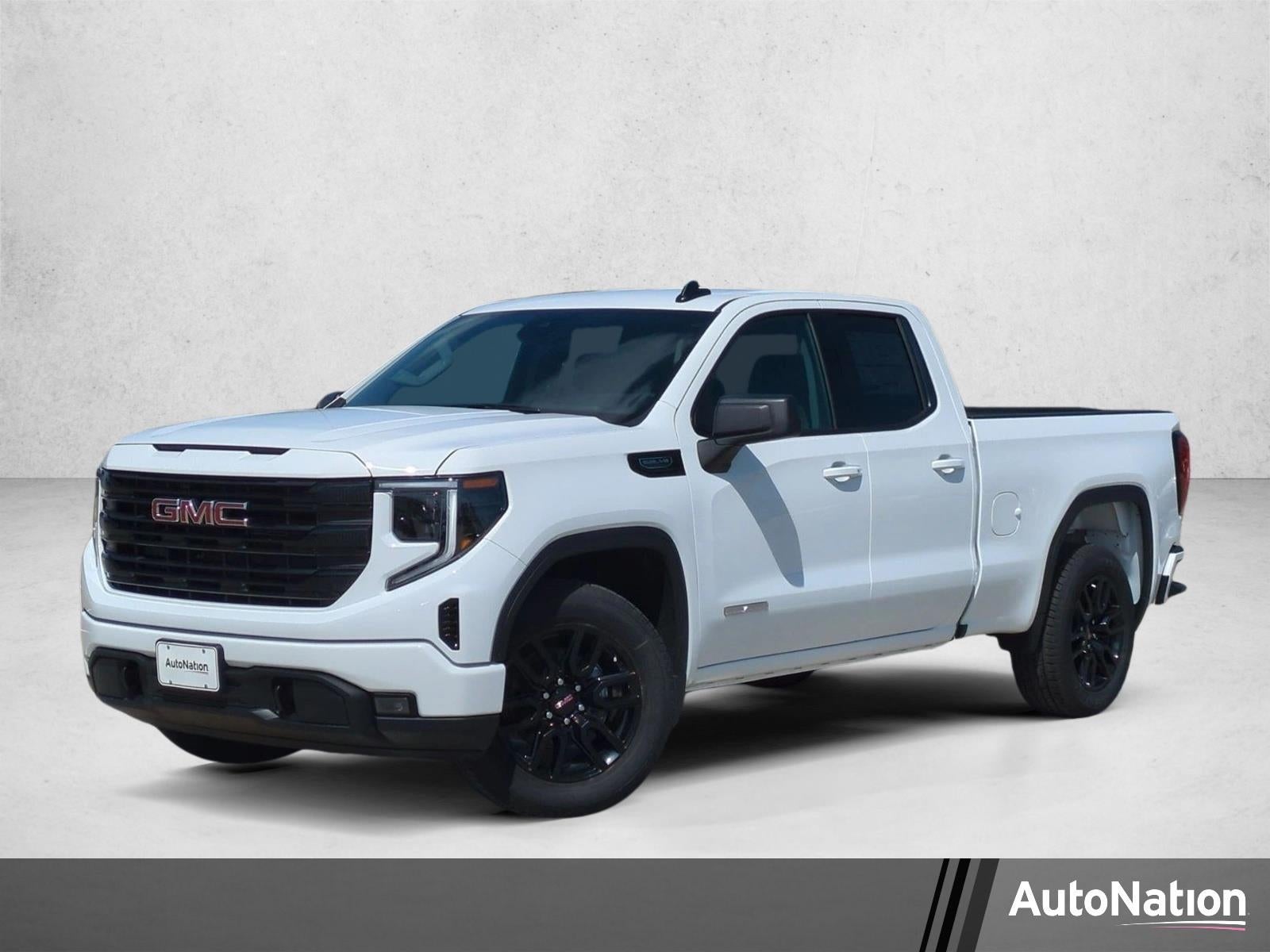 2026 GMC Sierra 1500 Elevation in Summit White — front three-quarter view