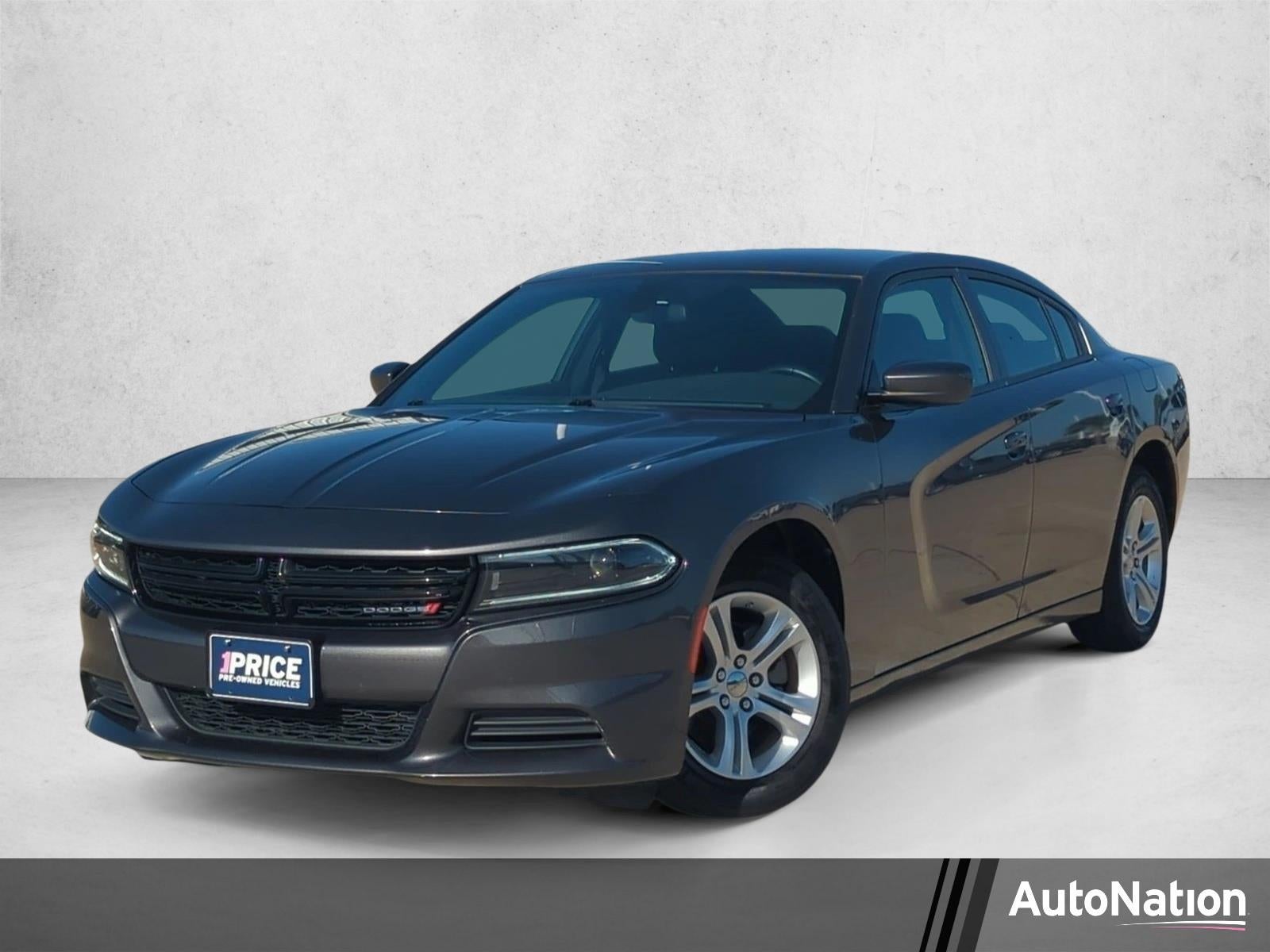 2022 Dodge Charger SXT in Gray — front three-quarter view