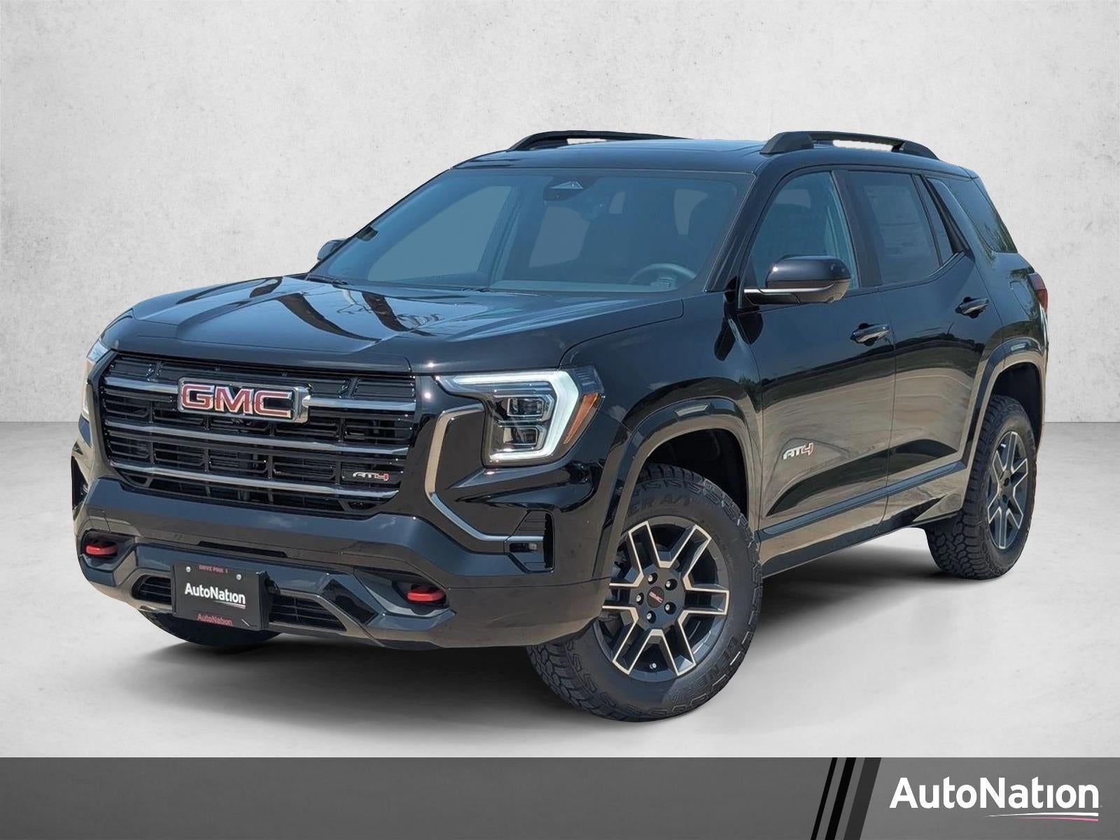2026 GMC Terrain AT4 in Ebony Twilight Metallic — front three-quarter view
