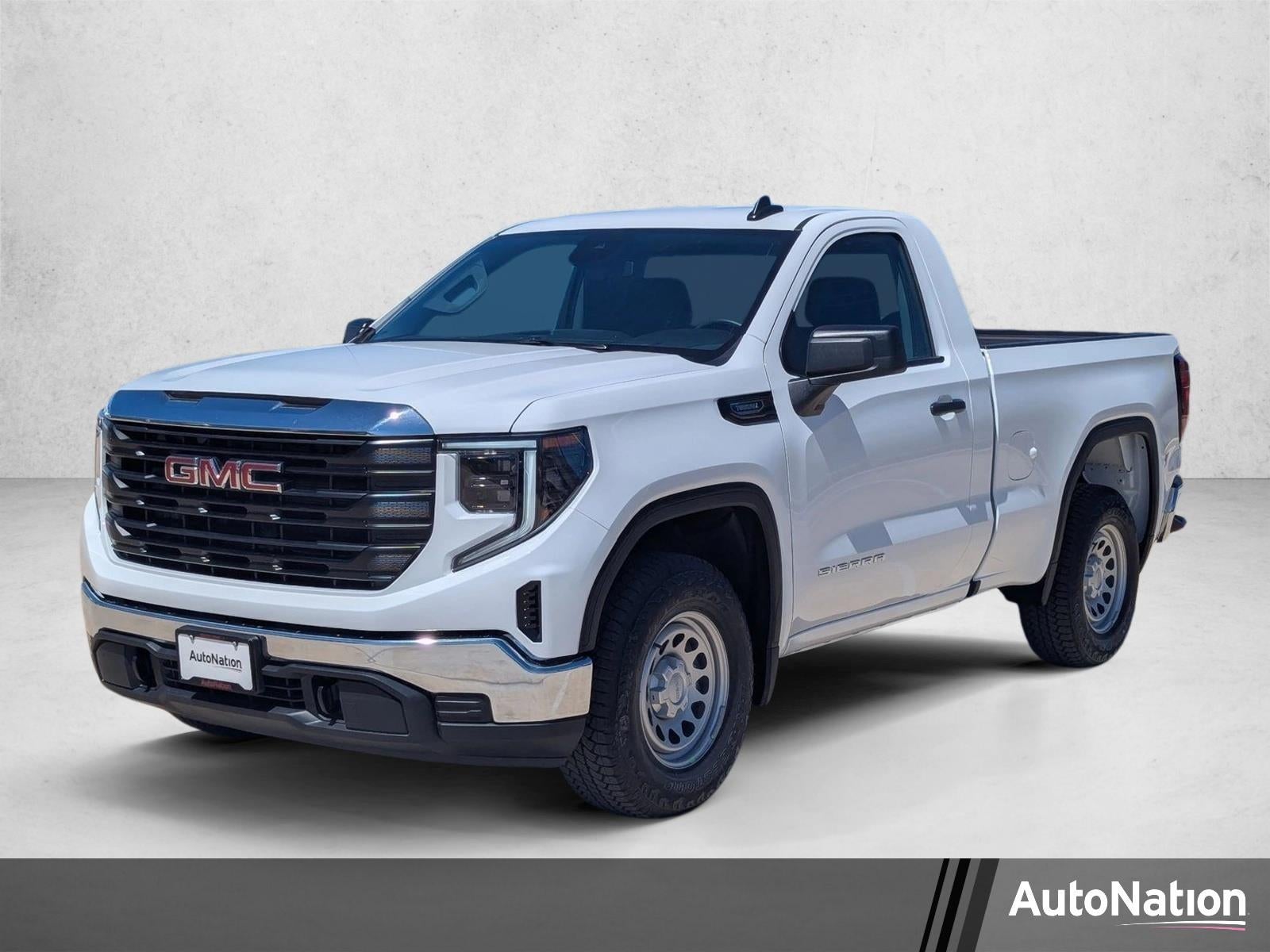 2026 GMC Sierra 1500 Pro in Summit White — front three-quarter view