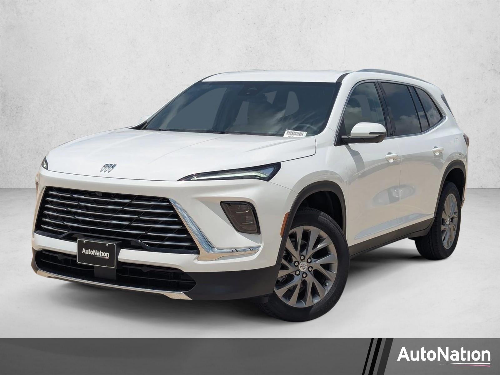 2026 Buick Enclave Preferred in Summit White — front three-quarter view