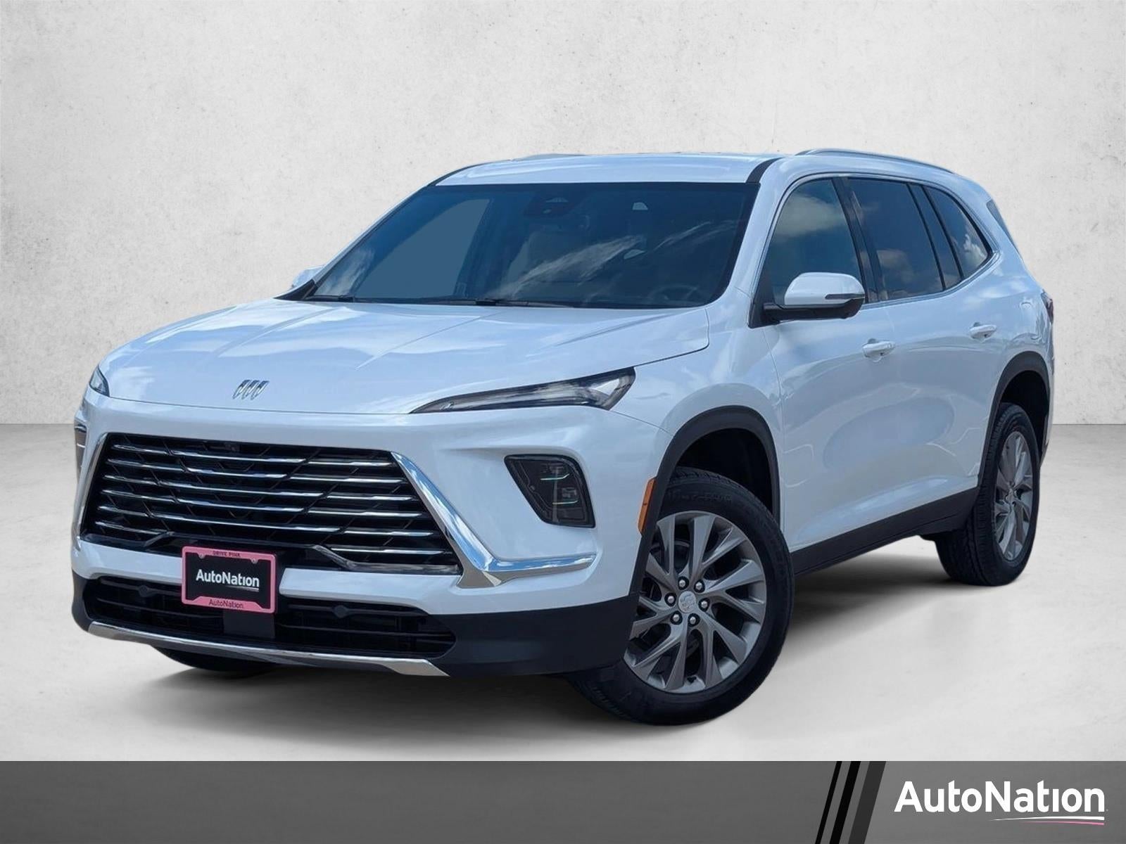 2026 Buick Enclave Preferred in Iridescent White Tricoat — front three-quarter view