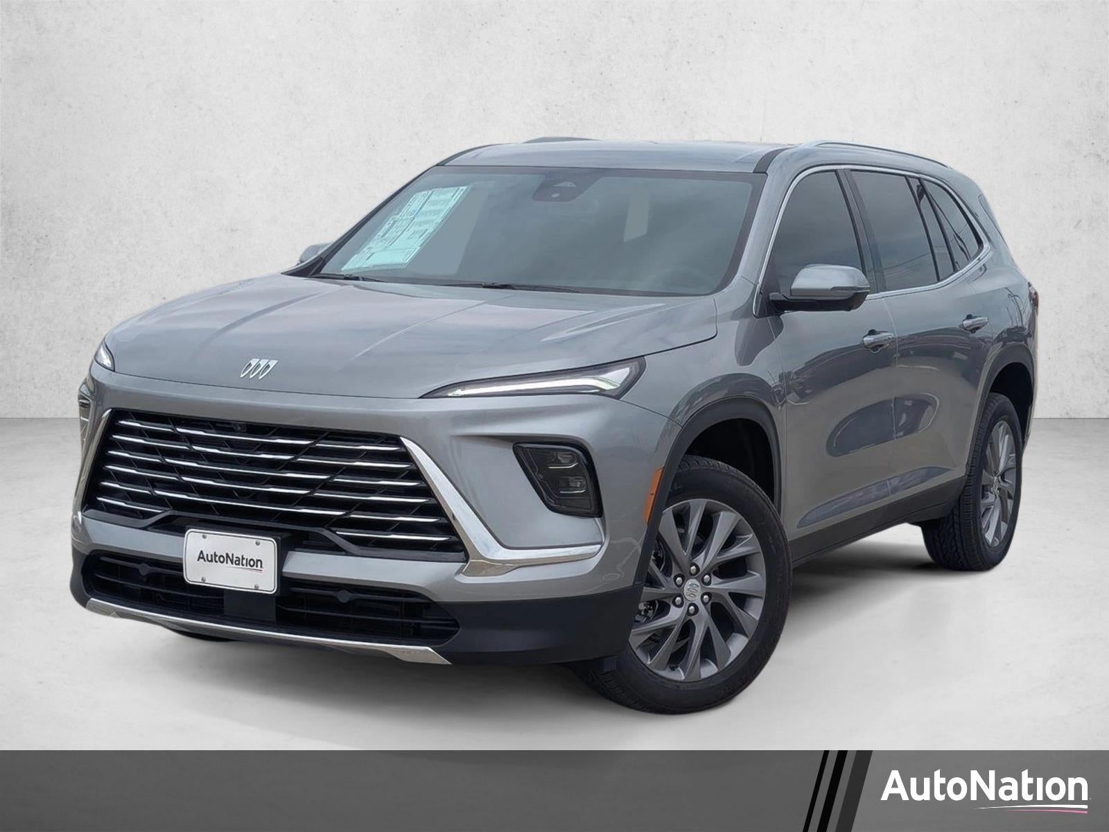 2026 Buick Enclave Preferred in Moonstone Gray Metallic — front three-quarter view