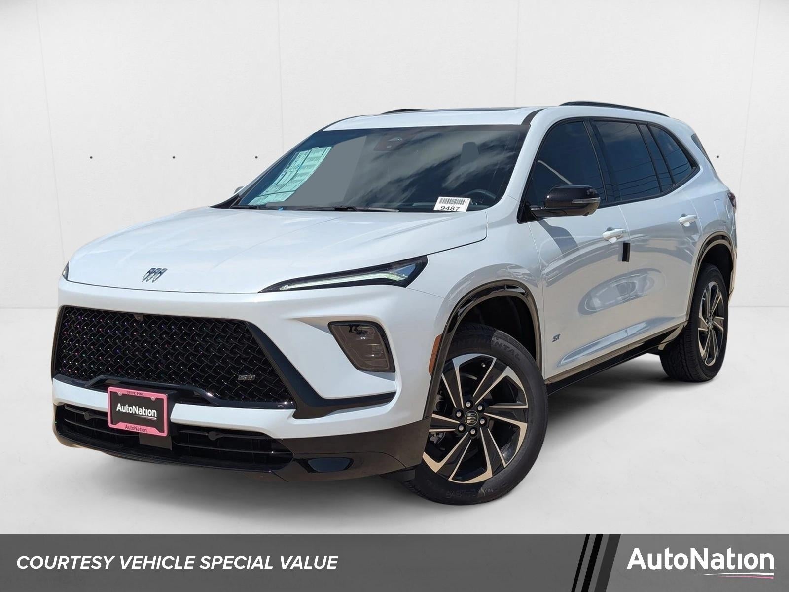 2026 Buick Enclave Sport Touring in Iridescent White Tricoat — front three-quarter view