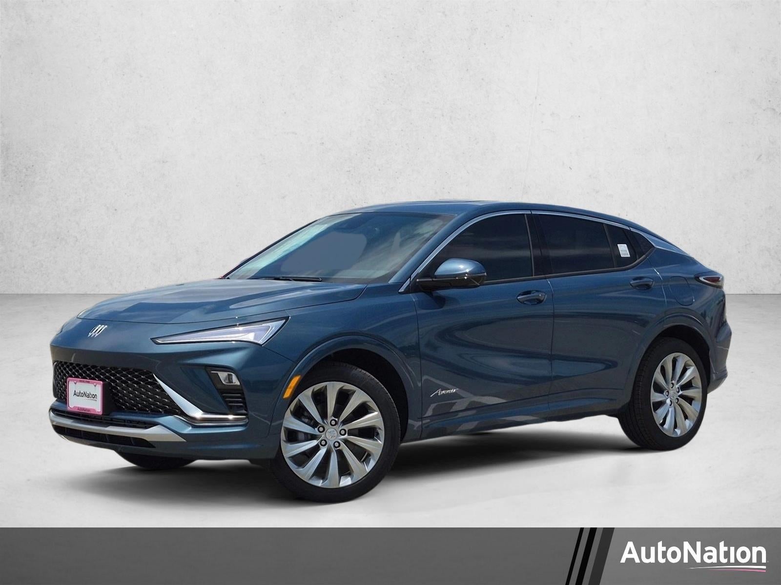 2026 Buick Envista Avenir in Ocean Blue Metallic — front three-quarter view