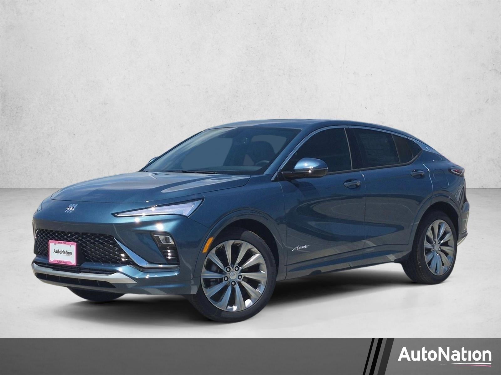 2026 Buick Envista Avenir in Ocean Blue Metallic — front three-quarter view