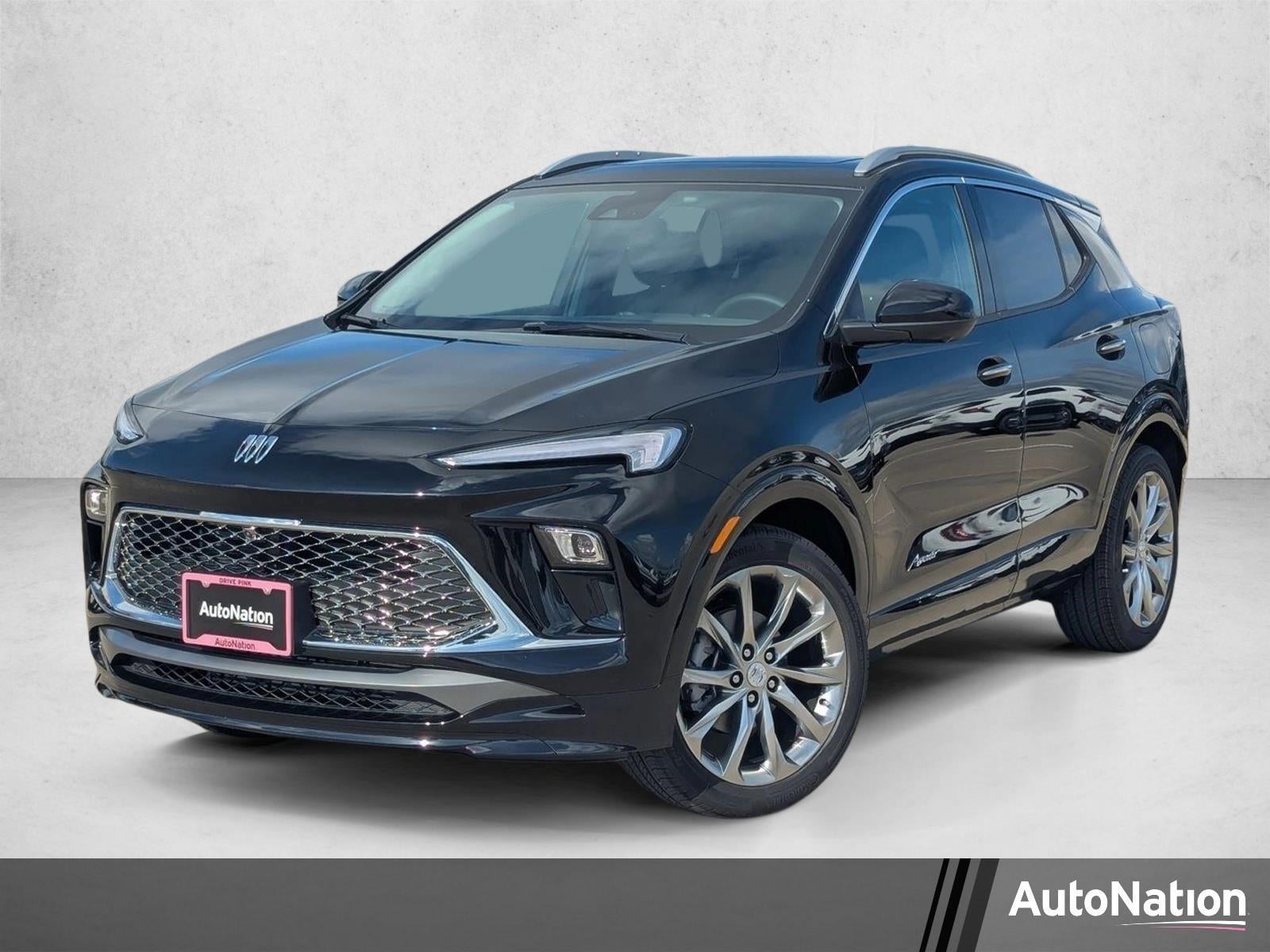 2026 Buick Encore GX Avenir in Ebony Twilight Metallic — front three-quarter view