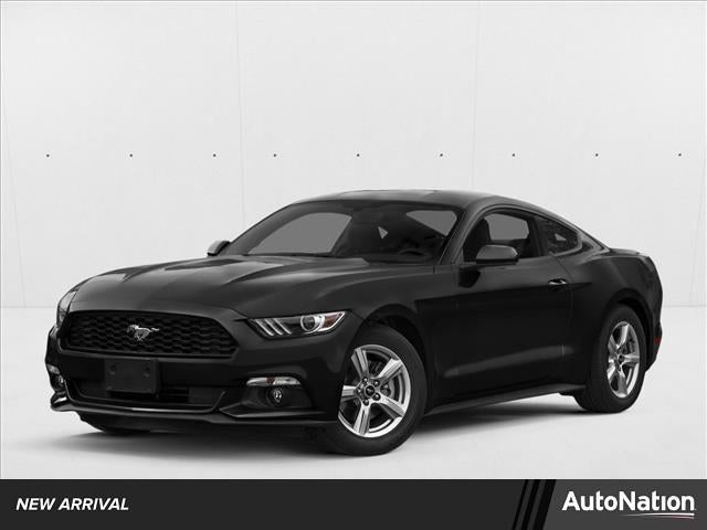 2015 Ford Mustang 2dr Fastback EcoBoost Premium in Black — front three-quarter view