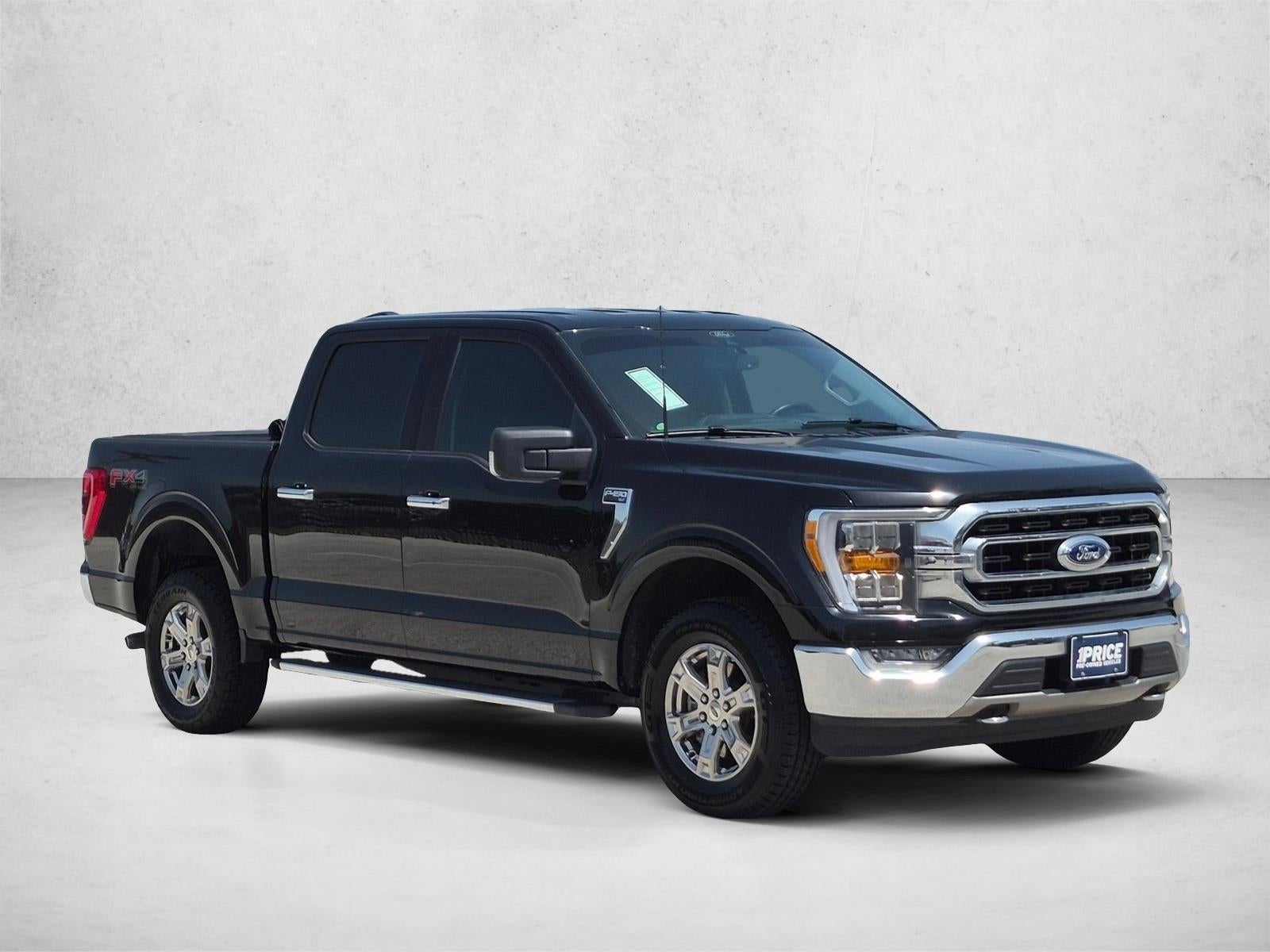 2021 Ford F-150 — rear three-quarter view