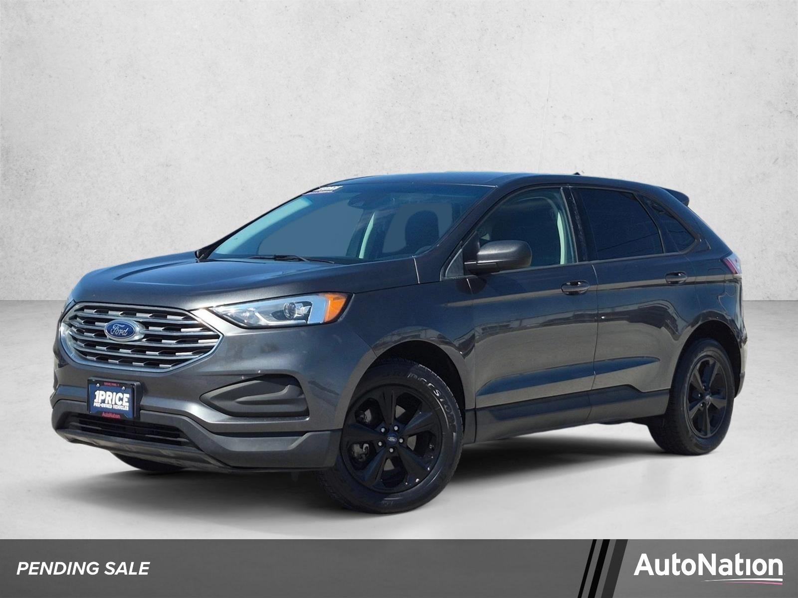2019 Ford Edge SE FWD in Magnetic Metallic — front three-quarter view