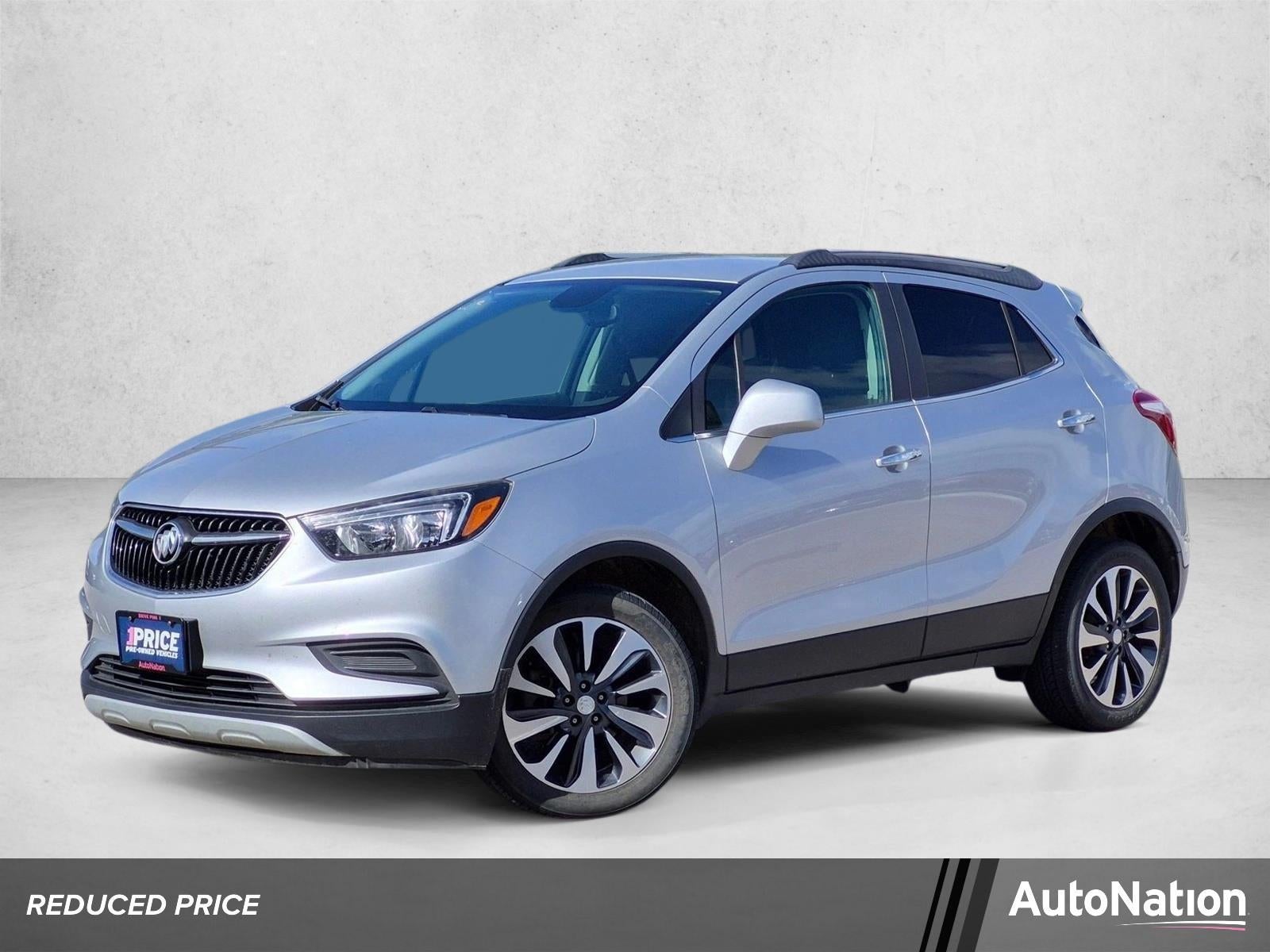 2021 Buick Encore Preferred FWD in Quicksilver Metallic — front three-quarter view